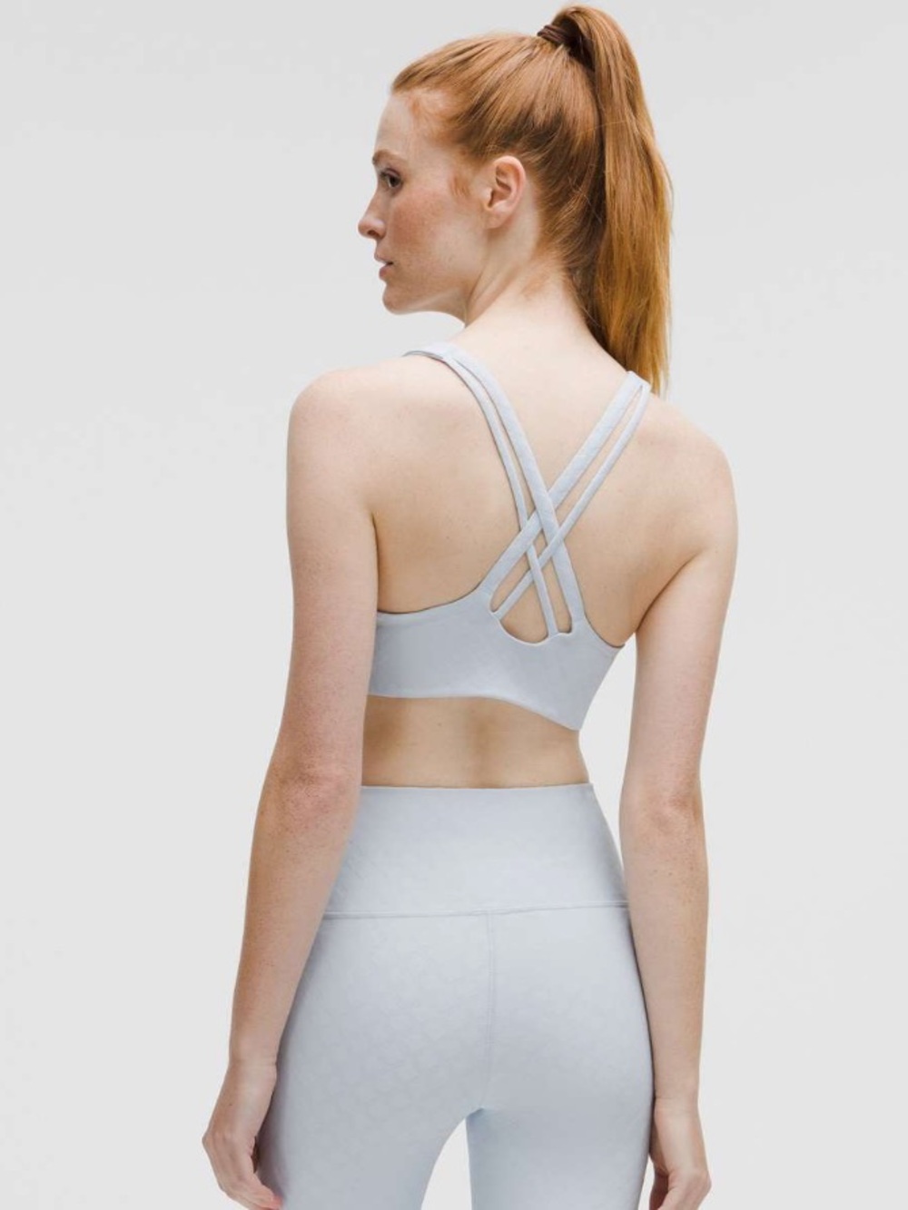 EUC energy jacquard bra *evolve trace texture starch blue size small lululemon - Picture 11 of 16